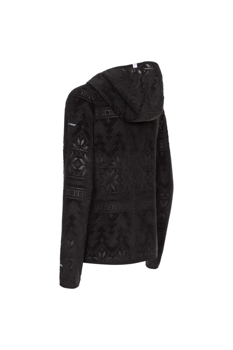 Trespass Womens/Ladies Snowbelle Fleece Jacket (Black)