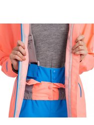 Trespass Womens/Ladies Tammin DLX Ski Jacket (Neon Coral)