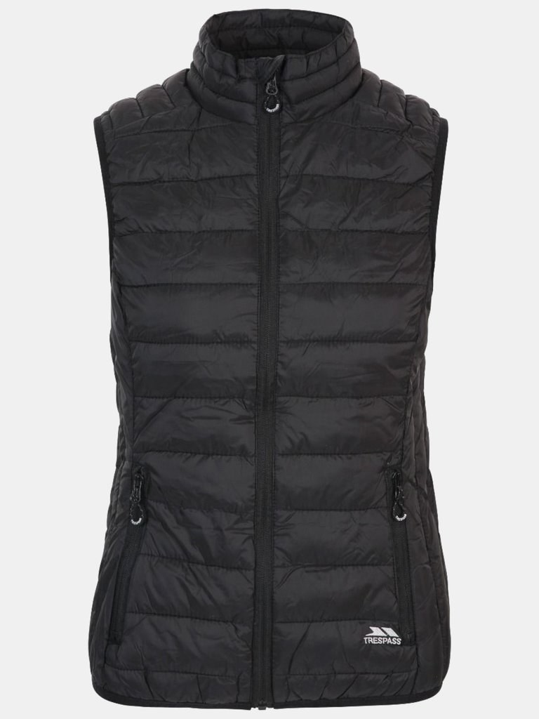 Trespass Womens/Ladies Teeley Packaway Vest - Black