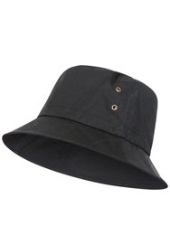 Unisex Adult Waxy Bucket Hat - Black