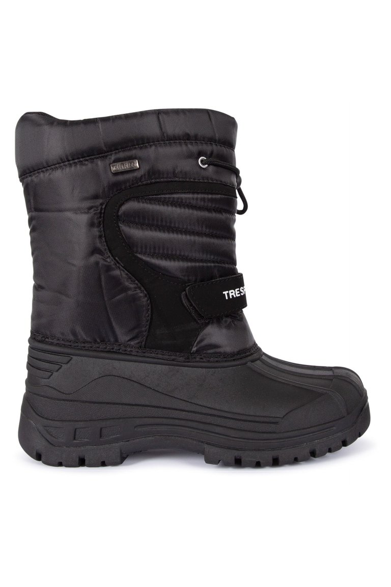 Unisex Dodo Pull On Winter Snow Boots - Black X - Black X