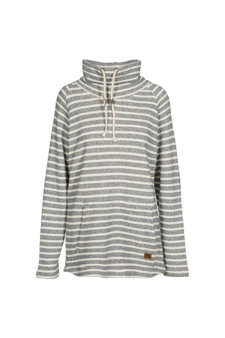 Womens Cheery Striped Pull Over - Navy - Navy