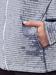 Womens Kari Striped Fleece Jacket