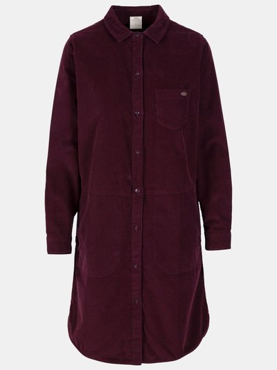 Trespass Womens/Ladies Allison Shirt Dress - Dark Cherry product