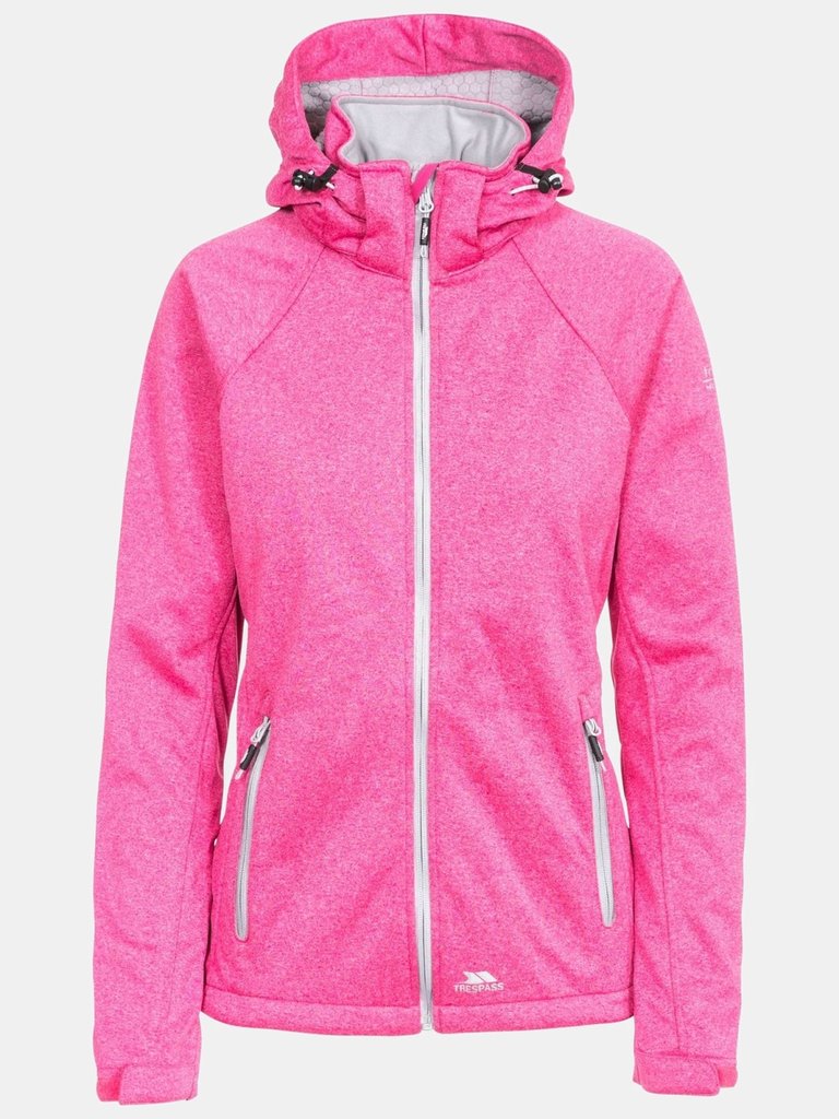 Womens/Ladies Angela Softshell Jacket - Pink Lady Marl - Pink Lady Marl