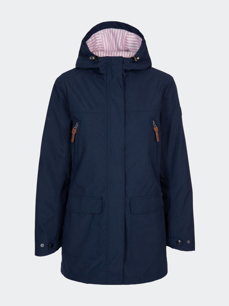 Womens/Ladies Brampton Waterproof Jacket - Navy - Navy