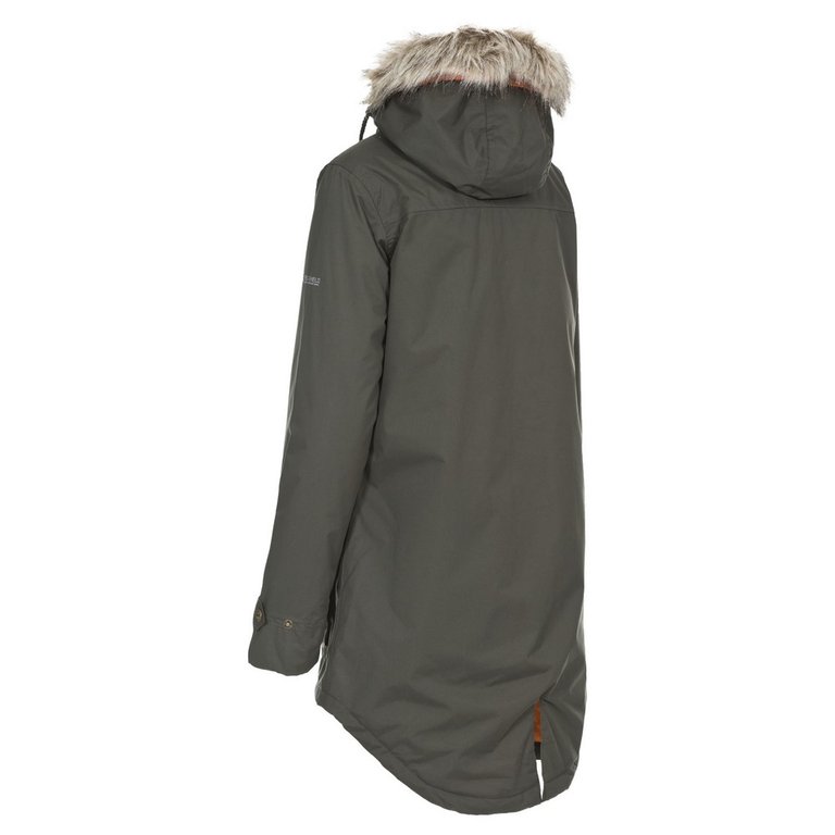 Womens/Ladies Clea Waterproof Padded Jacket - Dark Khaki