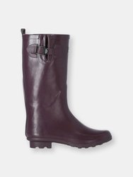 Womens/Ladies Damon Waterproof Wellington Boots - Shiraz - Shiraz