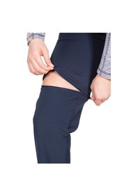 Womens/Ladies Eadie Convertible Pants - Navy