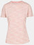  Womens/Ladies Elkie Stripe DLX Top - Pale Blush - Pale Blush