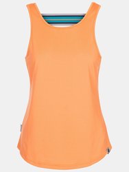 Womens/Ladies Emmalyn Low Back Tank Top - Orange - Orange