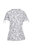 Womens/Ladies Fernie Ditsy Print V Neck T-Shirt (White/Black)