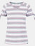 Womens/Ladies Fernie T-Shirt - Multicolored Stripe - Multicolored Stripe