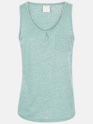 Womens/Ladies Fidget Tank Top - Teal Mist Marl - Teal Mist Marl