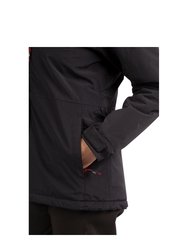 Womens/Ladies Frosty Padded Waterproof Jacket - Black