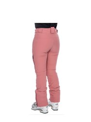 Womens/Ladies Galaya Waterproof Ski Pants - Dusty Rose