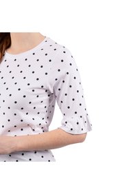 Womens/Ladies Hokku Dotted T-Shirt