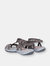 Womens/Ladies Hueco Sandals (Carbon)