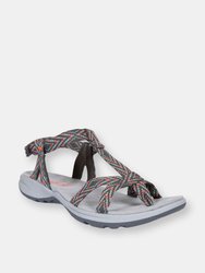 Womens/Ladies Hueco Sandals (Carbon)
