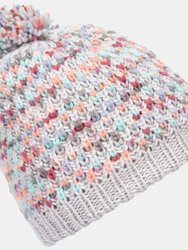 Womens/Ladies Irmina Space Dye Beanie - Pale Grey