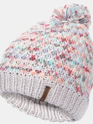 Womens/Ladies Irmina Space Dye Beanie - Pale Grey - Pale Grey