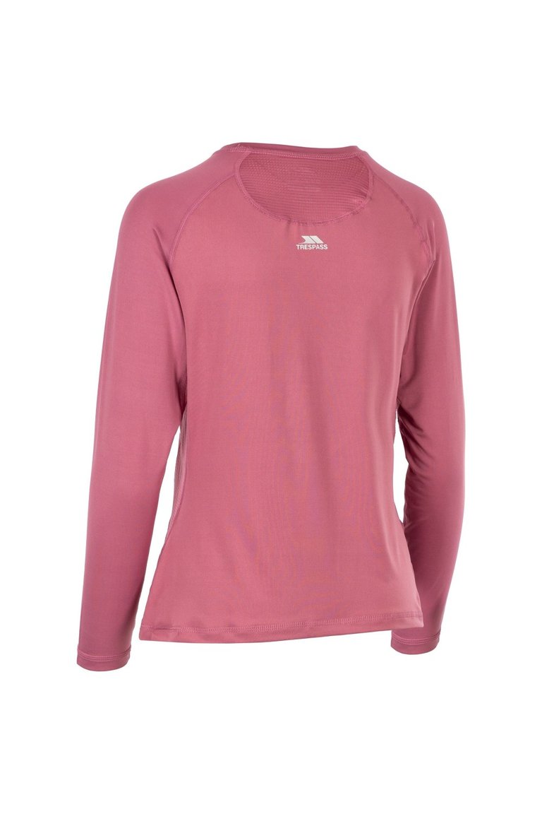 Womens/Ladies Ivana Base Layer Top - Rose Blush