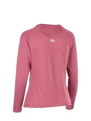 Womens/Ladies Ivana Base Layer Top - Rose Blush