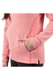 Womens/Ladies Kari Striped Fleece Jacket