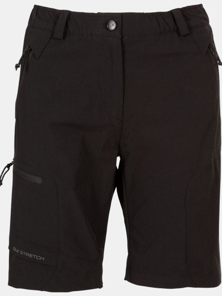 Womens/Ladies Libby DLX Cargo Shorts - Black