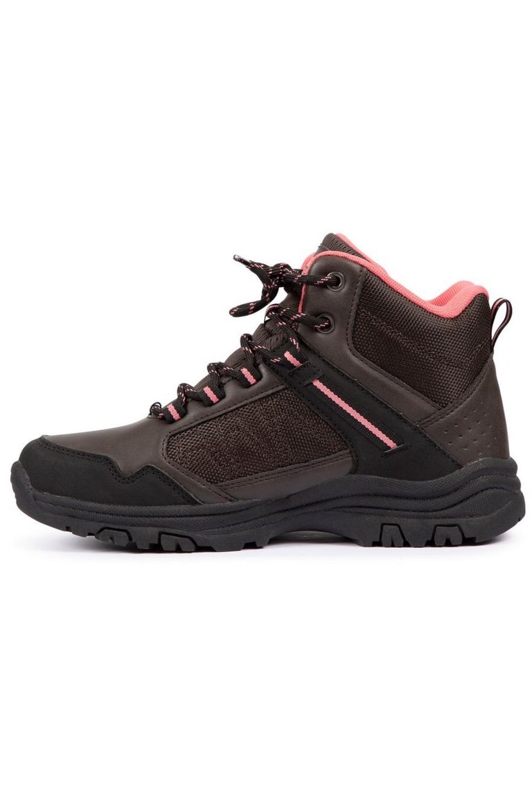 Womens/Ladies Lyre Waterproof Walking Boots - Dark Brown