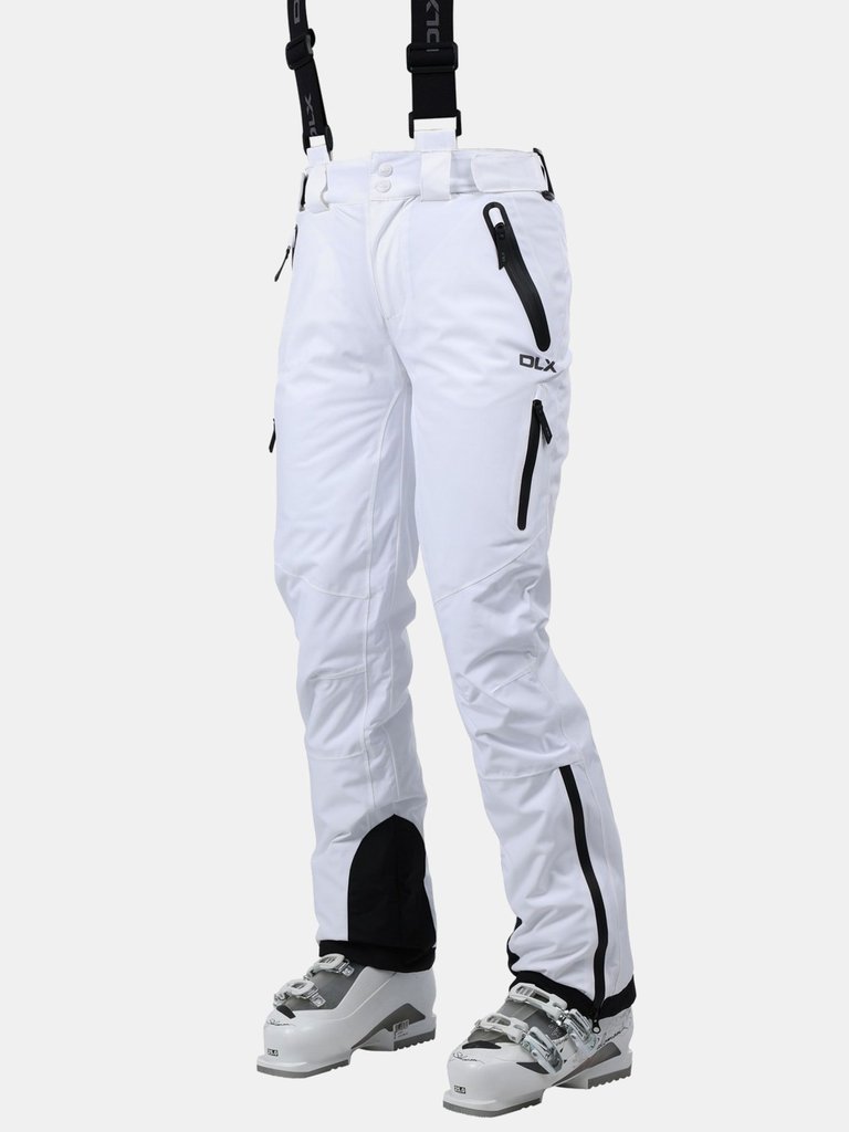 Womens/Ladies Marisol II DLX Waterproof Ski Trousers - White - White