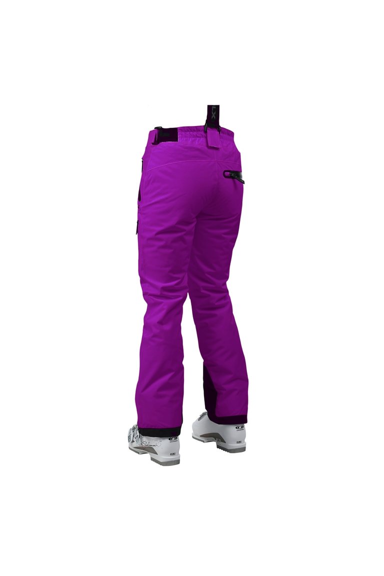 Womens/Ladies Marisol II DLX Waterproof Ski Trousers - Wild Purple