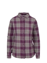 Womens/Ladies Mindy Shirt - Dark Mauve