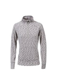 Womens/Ladies Moxie Half Zip Fleece Top - Cool Gray Marl - Cool Grey Marl