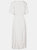 Womens/Ladies Nia Spotted Dress - White