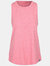 Womens/Ladies Nicole Marl Tank Top - Flamingo Pink - Flamingo Pink