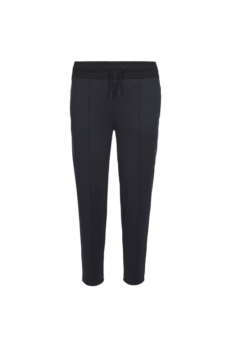 Womens/Ladies Orissa Ribbed Sweatpants - Black