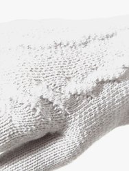 Womens/Ladies Ottilie Knitted Gloves - Pale Grey