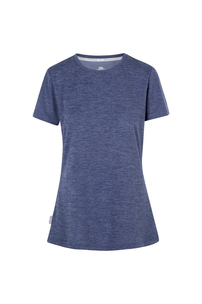 Womens/Ladies Pardon T-Shirt - Denim Blue - Denim Blue