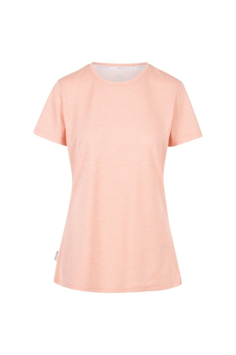 Womens/Ladies Pardon T-Shirt - Misty Rose - Misty Rose