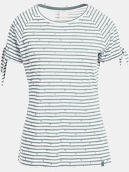 Womens/Ladies Penelope T-Shirt - Teal Mist Stripe - Teal Mist Stripe