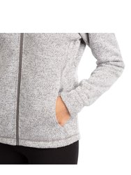 Womens/Ladies Reserve Hooded Fleece - Storm Grey
