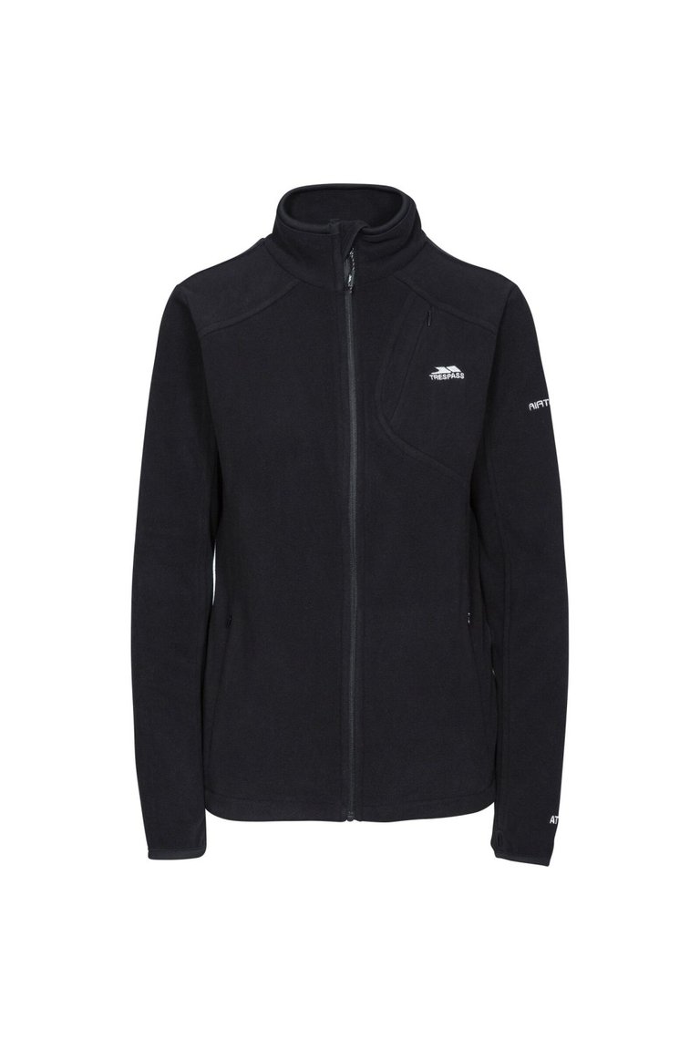 Womens/Ladies Saskia Full Zip Fleece Jacket - Black - Black