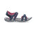 Womens/Ladies Serac Walking Sandals - Navy Dusty Rose