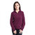 Womens/Ladies Shiner Half Zip Microfleece Top - Blackberry - Blackberry