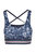 Womens/Ladies Stephanie Camo Crop Top - Navy - Navy