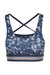 Womens/Ladies Stephanie Camo Crop Top - Navy - Navy