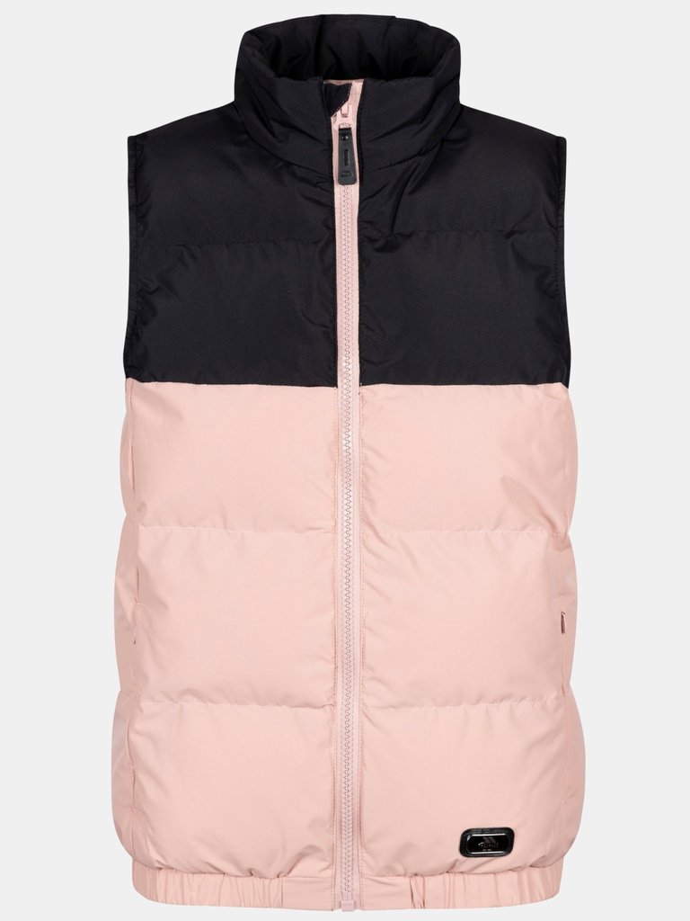 Womens/Ladies Stony Padded Vest - Misty Rose - Misty Rose