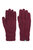 Womens/Ladies Sutella Knitted Gloves - Burgundy - Burgundy