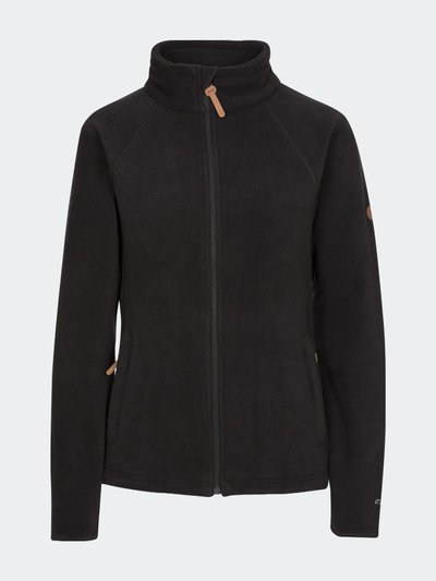 Trespass Womens/Ladies Trouper Leather Trim Fleece Jacket - Black product
